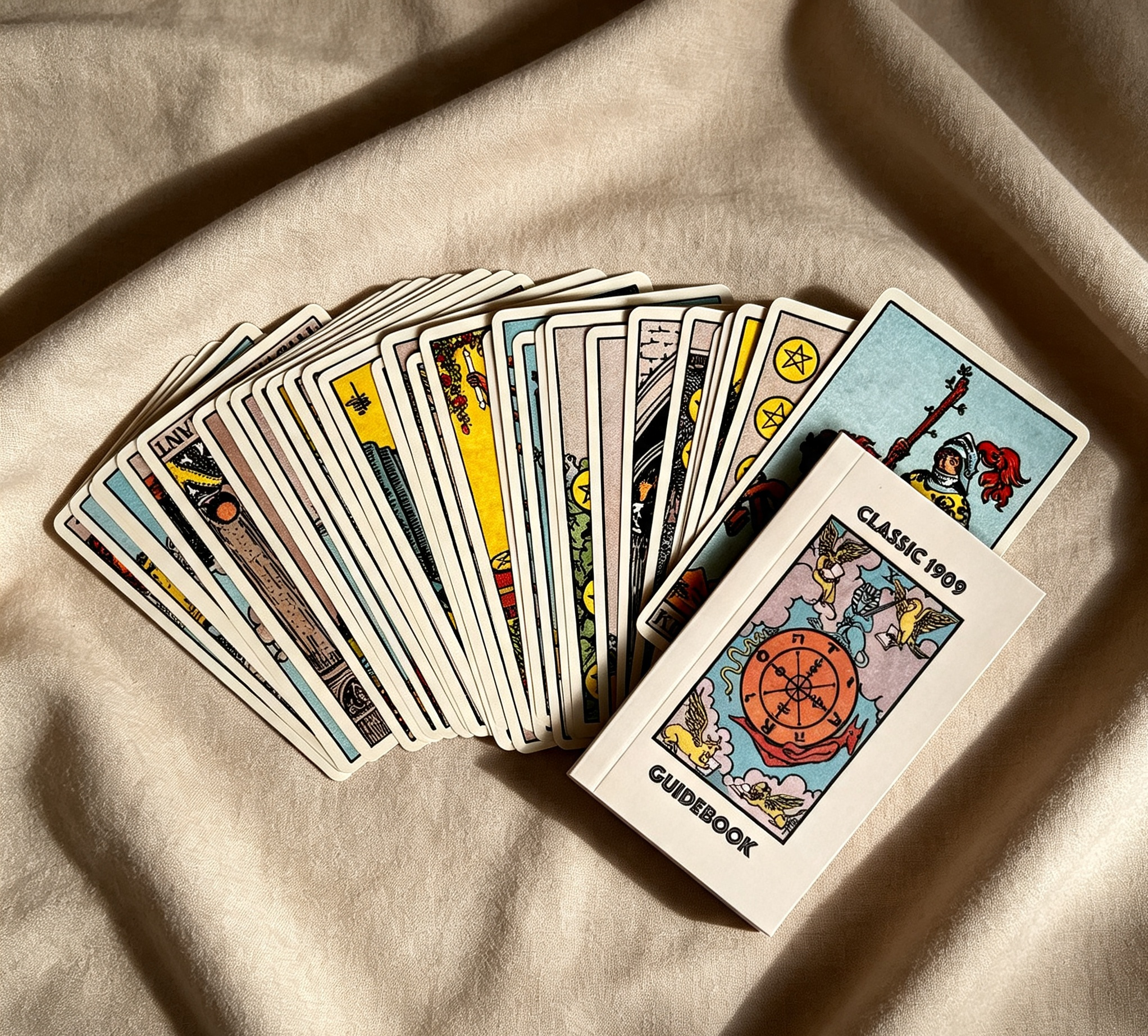 Original 1909 Rider-Waite-Smith Tarot deck cards